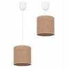 Lampa wisząca design abażur boho jutowa tuba
