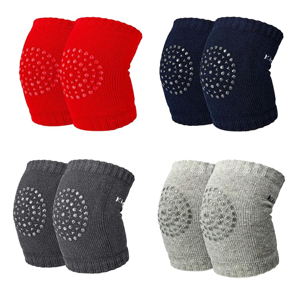 (проектор)4 пары детей, детская безопасность, спорт, ползание на локтях, наколенники, защитное снаряжение