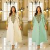 Cross-Border Middle Eastern Women's Casual Embroidered Robe Dress for Travel