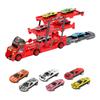 Car Transporter Truck Toys Mega Hauler Truck with 6 Mini Cars Three Layer Folding Vehicles Set for