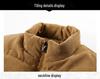Men's Thickened Corduroy Vest - Fleece Lined, Stand Collar, Sleeveless, Plus Size, Warm Workwear Coat for Autumn/Winter