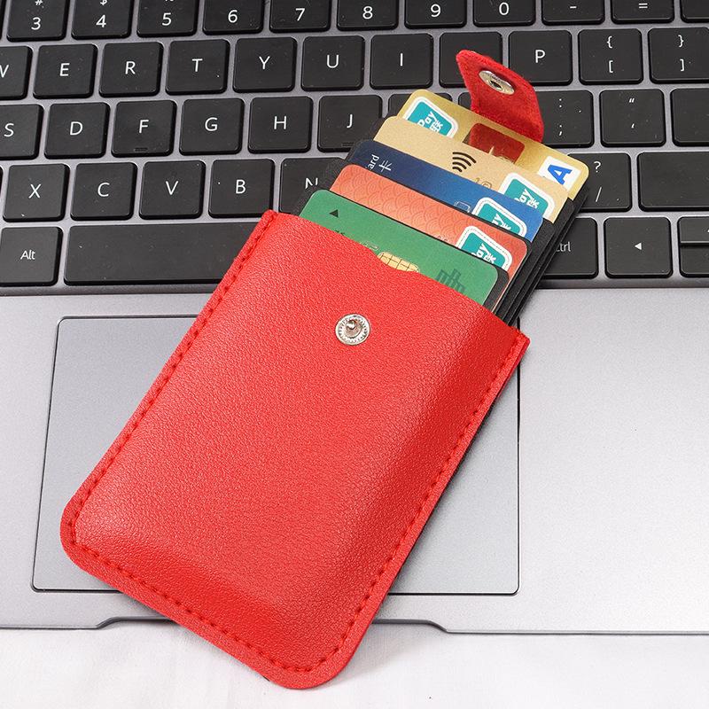 Компактный женский держатель карт — легкий, штабелируемый, большой емкости с несколькими отделениями для удостоверения личности и водительских прав