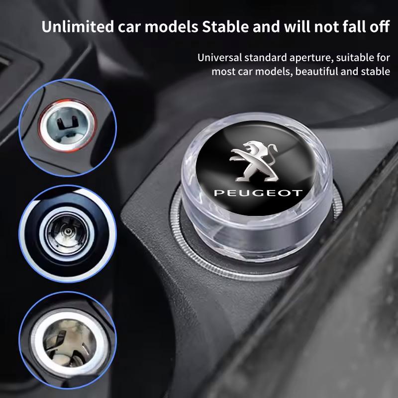 Пылезащитная декоративная крышка для прикуривателя автомобиля Для Peugeot 208 3008 308 2008 207 107 508 607 106 406 407 307 206 301 408 j6