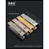 New sliding door lock, sliding door, wooden door, bathroom, bedroom, double-sided spring embedded folding door hook clasps