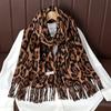 Women Luxury Winter Scarf  New Cashmere Scarves Thick Warm Blanket Shawls Wraps Fashion Leopard  Foulard Bufanda Echarpe