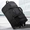 Multi-Function Extra Large  Capacity Travel Bag Water-Resistant Oxford Fabric Luggage Bag Convertible Wheeled Duffel  Camping Storage Bag