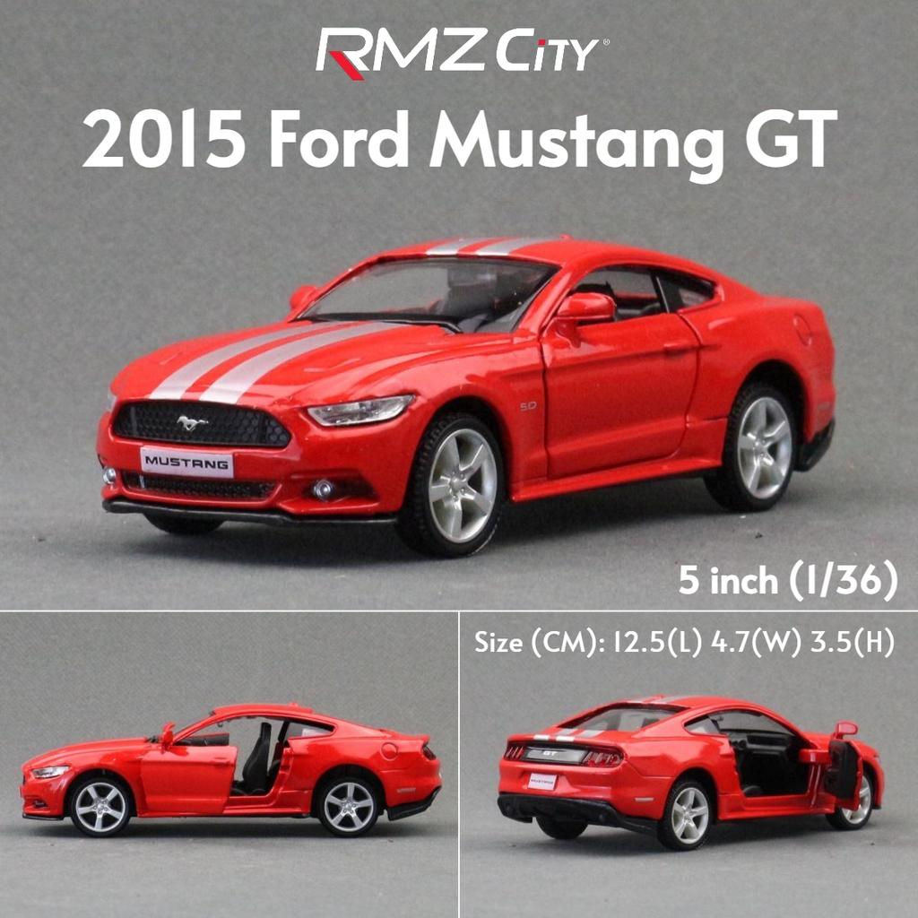 fsbn3 1/36 Ford Bronco Mustang GT F-150 Toy Car Model For Children RMZ CiTY Diecast Metal Miniature Pull Back Collection Gift Kid Boys