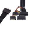 50см Кабель OCuLink PCIe PCI Express 8x8 Каналов к Двойному 4x SSD Активный Кабель Данных SFF-8611 SFF-8639 U.2