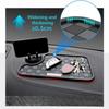 Car Anti-skid Pad Dashboard Center Console Dashboard Anti Slip Mat with Phone Mount 360-Degree Rotation PVC Key Storage Mat