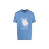 Футболка с коротким рукавом и логотипом Polo Equestrian Rider Print, мужская, синяя, 710909588-003