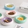 Shumen Anti-Tip Modern Ceramic Pet Bowl: Cat & Dog Food/Water Dish
