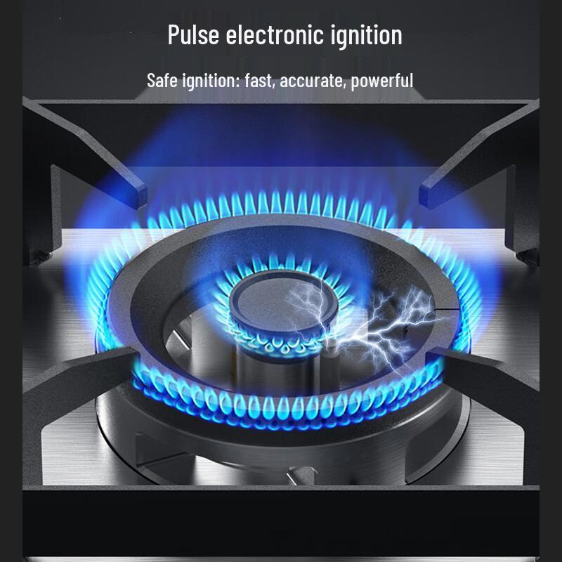 Vatti ZJ106 5.0kW Dual Burner Natural Gas Cooktop CN plug (adapter included)