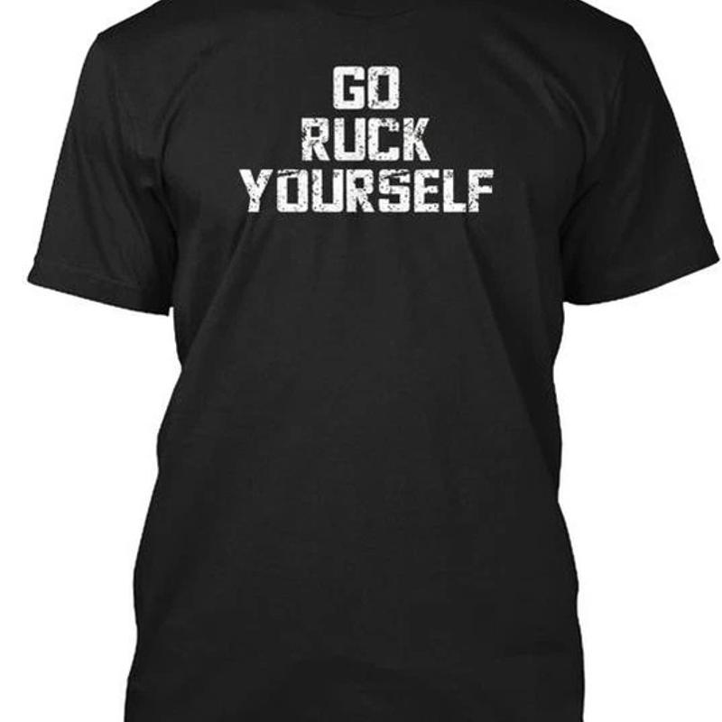 Rucking Funny Go Ruck Yourself Vintage Rugby T Shirt Made Premium M 2xl
