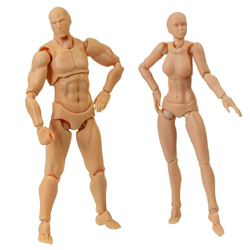 Привлекательные манекены для рисования Body-chan и Body-kun, фигурка в масштабе 1/12, кукла, позируемая фигурка, манекен для манги и иллюстраций, кукла для рисования, базовая фигурка, мужская F