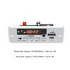 Плата декодирования 12В 02EA Плата декодирования MP3 с USB-портом Поддержка карты памяти и U-диска