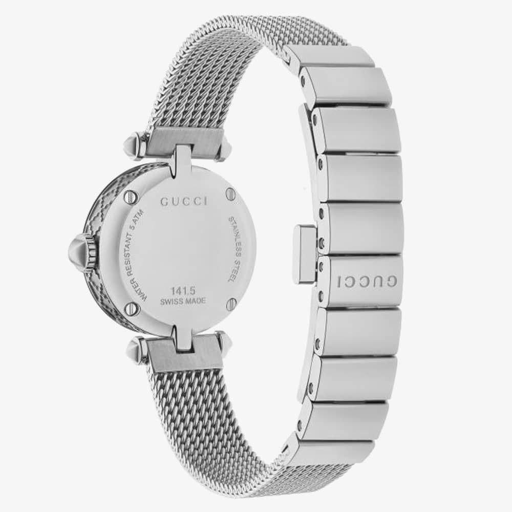 Gucci YA141512 Женские часы с перламутровым циферблатом и бриллиантовыми точками