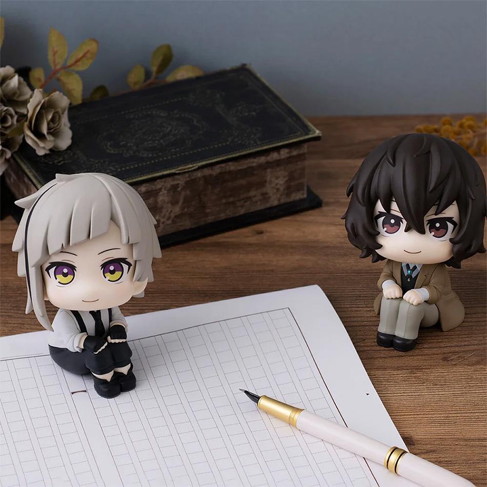 9,5 см Аниме-фигурка Bungou Stray Dogs Q-версия Дадзая Осаму Фигурка Накашимы Сана Коллекционная модель из ПВХ Игрушки