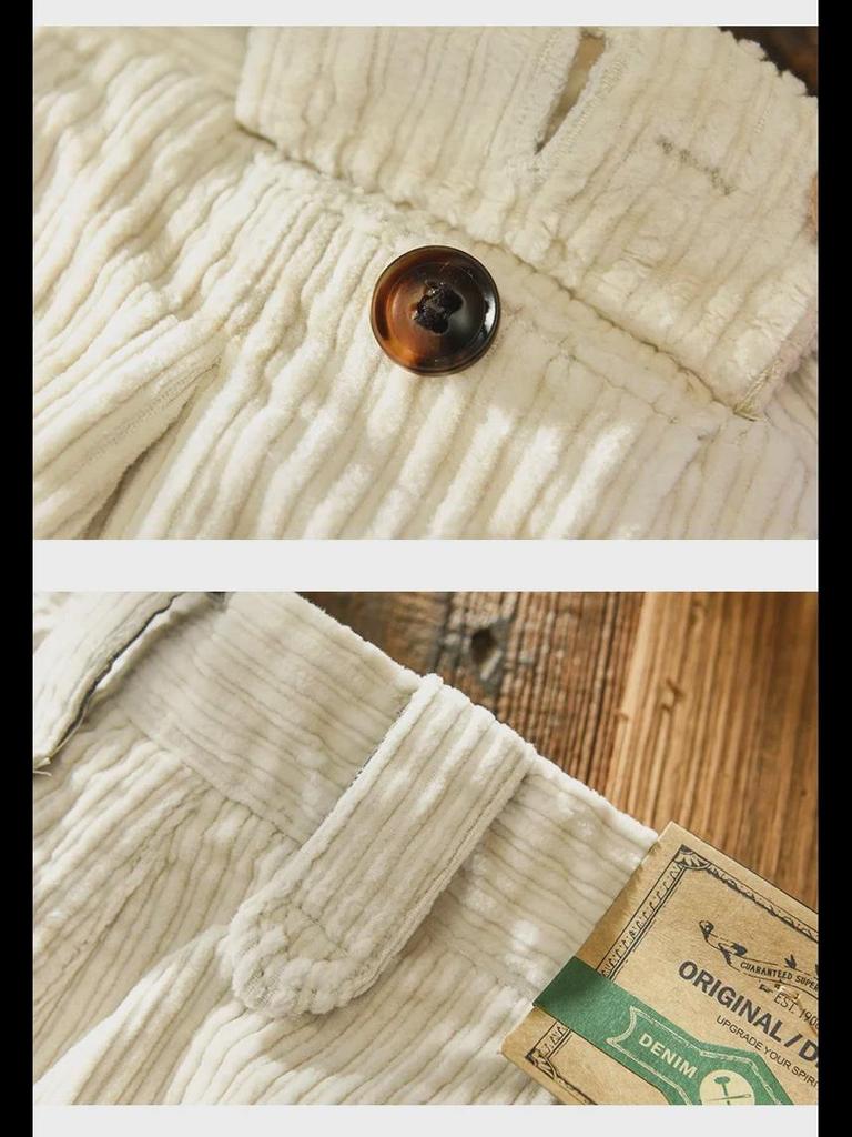 Мужской вельветовый повседневный комбинезон - Коллекция Осень/Зима