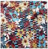 Luxury Brand Silk Scarf Multicolor Sunflower Scarf New Design Print Kerchief Women Neck Shawl Wraps Echarpe 130cm