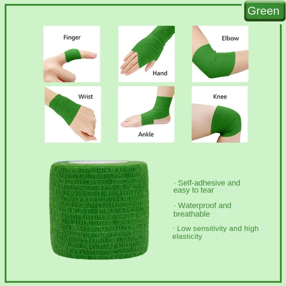 Эластопластовый эластичный бинт, эластичный красочный спортивный бинт, самоклеящаяся повязка на плечо