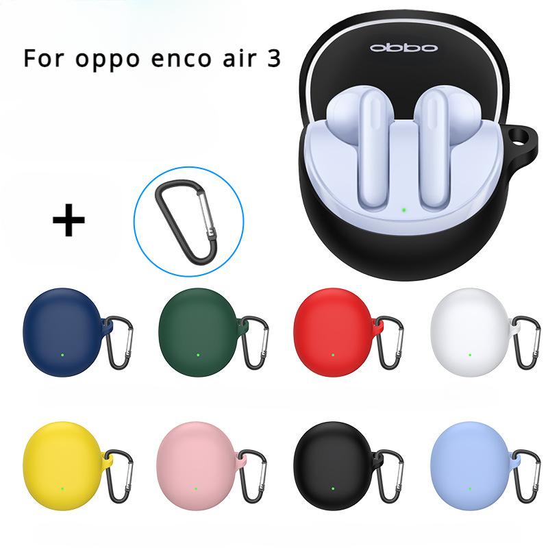 Для oppo enco air 3 защитный чехол для наушников силиконовый чехол милый чехол сиамский силиконовый одноцветный чехол для oppo enco air 3