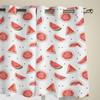 Summer Watermelon Watercolor Texture Window Curtains for Living Room Luxury Bedroom Curtain Kitchen Blinds Drapes Curtains