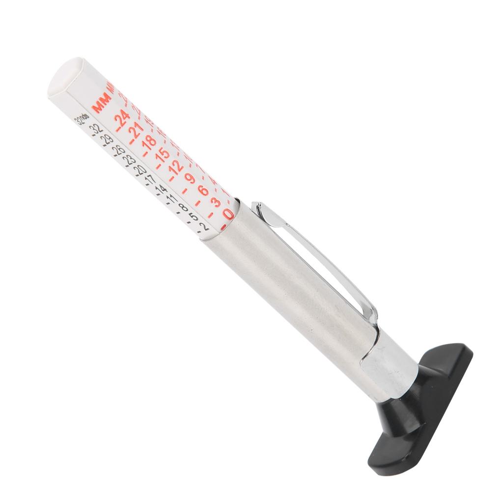 0‑25mm Car Tire Tread Depth Gauge Tester Portable Car Tyre Measuring Tool UniversalSingle Color