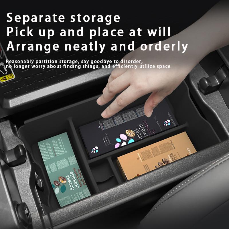 Car Centre Console Armrest Storage Box ABS Armrest Storage Box Organizer Tray Car Interior Accessoriesies For Toyota RAV4 2026