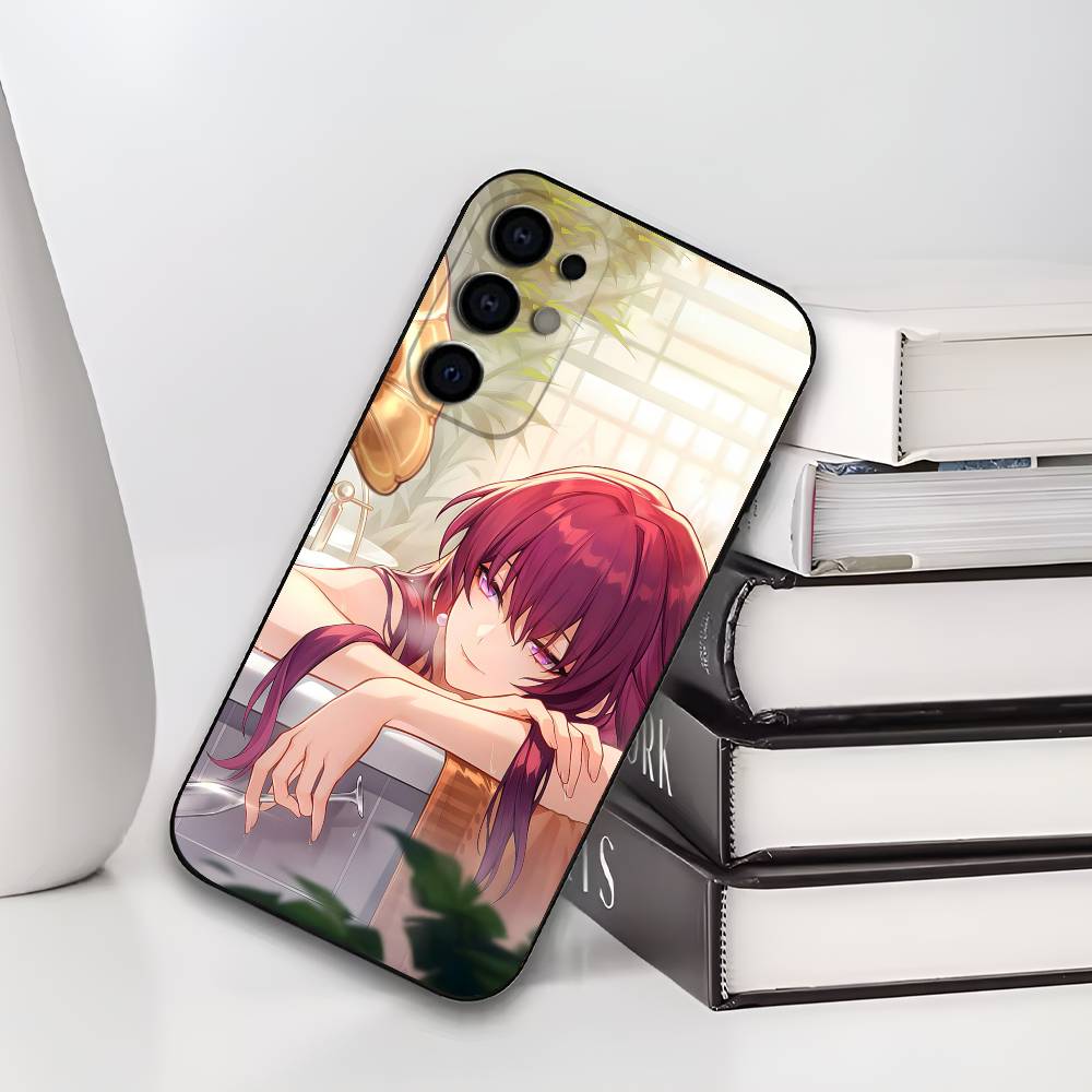 Чехол для телефона Kafka H-Honkai S-Star R-Rail Для Samsung S25,S24,S21,S22,S23,S30,Ultra,S20,Plus, Мягкий силикон Черный чехол