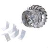 Roof Ventilator Air Outlet Easy Installation Weatherproof Flue Vent Wind Turbines Cap