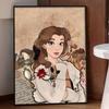 Disney Алмазная живопись 5D Сделай сам Красавица и Чудовище Алмазная живопись Искусство Набор для алмазной живописи Подарок для взрослых/новичков Идея для декора дома