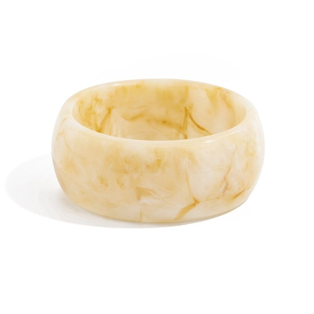 Y2K Необычный широкий браслет Бохо Ретро Кольцо на руку Креативный акриловый браслет Девушки