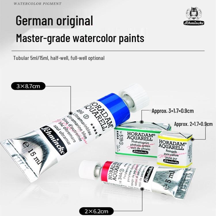 Schmincke Professional Watercolor Paint, Purple Red, 15ml, Artist Grade, Series 1 Tube