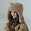 Теплая шапка с ушками, плюшевая шапка-бини, новые шапки для защиты ушей, зима