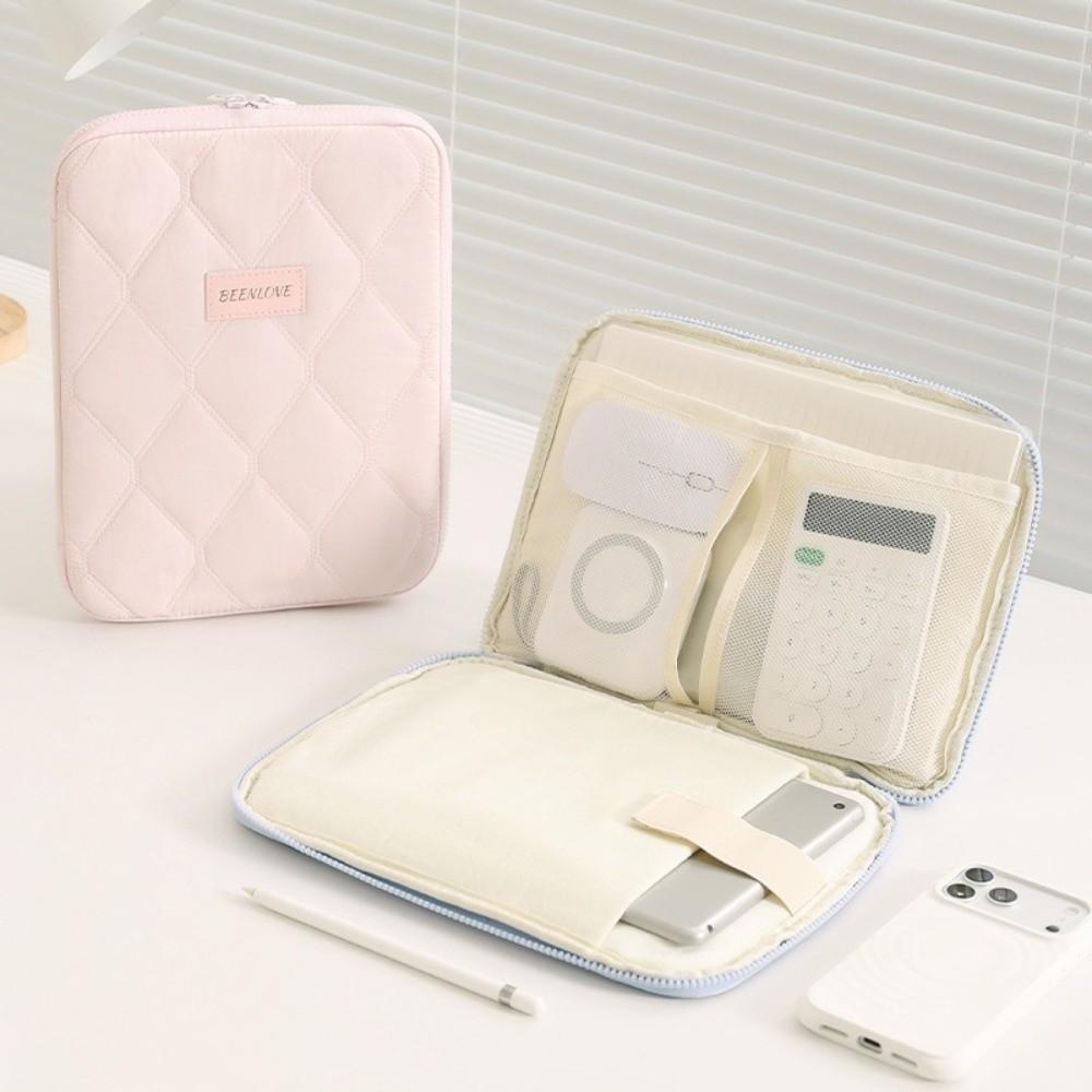 11 Inch Laptop Sleeve Puffy Tablet Pouch Simple Tablet Carrying Case for Office School