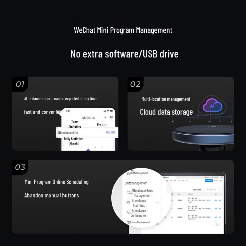 Умный терминал распознавания лиц Magic Point M3, с CN-вилкой (адаптер в комплекте)