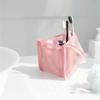 Zipper Cosmetic Bag Stand Storage Bag Folding Makeup Brush Bag  Bathroom