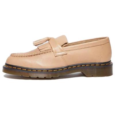 Доктор. Martens Кожаные Минималистичные Повседневные Кроссовки с Низким Верхом Унисекс Повседневная Обувь Бежевый 30686250