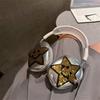 Улыбающаяся пентаграмма для защитного чехла Apple AirPods Max, защитный чехол для наушников AirPods, женский