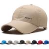 Мужская и женская спортивная шапка, регулируемая модная бейсбольная кепка с надписью, летняя сетчатая дышащая шапка, уличная, для путешествий, велоспорта, пешего туризма, кемпинга, шапки
