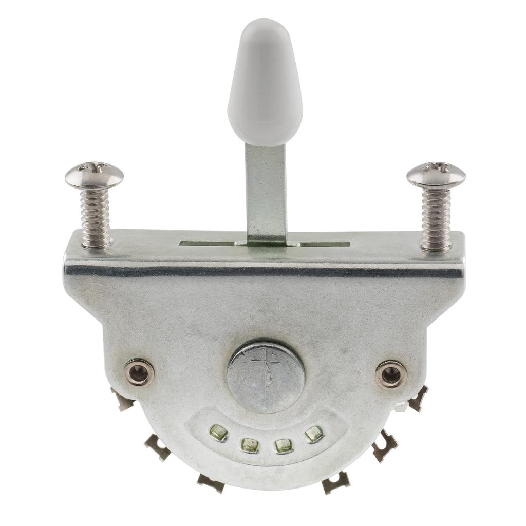 Musiclily Pro 3-Way Lever Switch, 4-Pin, 3-Contact Pickup Selector for Strat/Telecaster Electric Guitars