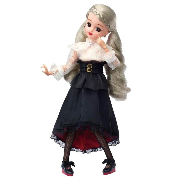 Takara Tomy Ricchan Doll Photogenic Ricca Gothic Noir Black/White 28 centimeters