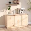 813809 vidaXL Buffet 111x34x60 Cm Solid Pine Wood