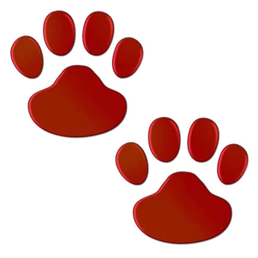 Cat Dog Footprint Bumper PVC Windshield Decals Footprint Sticker Car Stickers Autos Window Decal