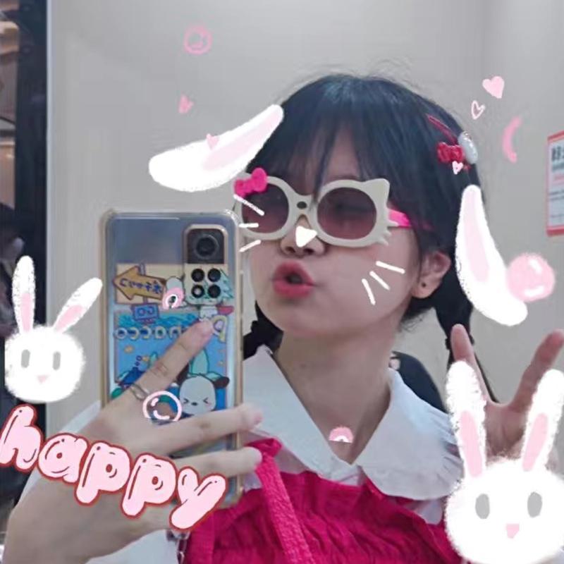 Креативные Кавайи Стиль Y2K Очки Hello Kitty По Очки Реквизит Студентки Девочки Милые Мультяшные Солнцезащитные Очки Подарок
