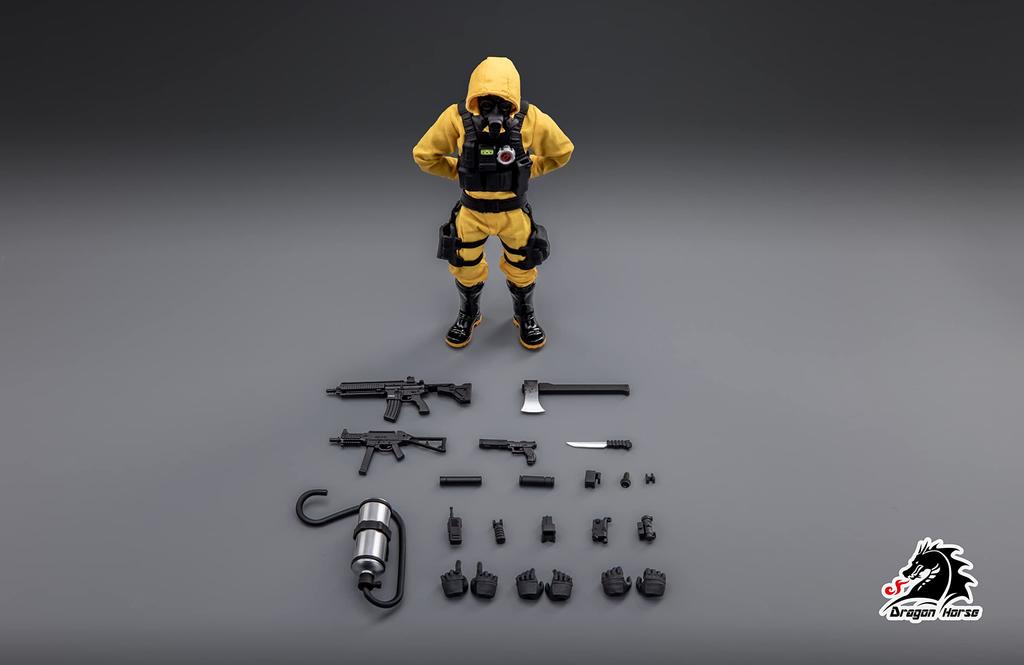 DRAGON HORSE SCP Foundation Series Task Force Zeta Mole Rat Scale and PVC Painted Movable Figure [DH S002] [Mobile 9] 1/12 Cloth, ABS,