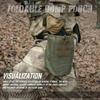 Тактический карман Molle Dump Pouch Outdoor Roll-Up Drawstring Magazine Utility Folding Belt Bag Mesh Folding Sport Hunting EDC Pocket