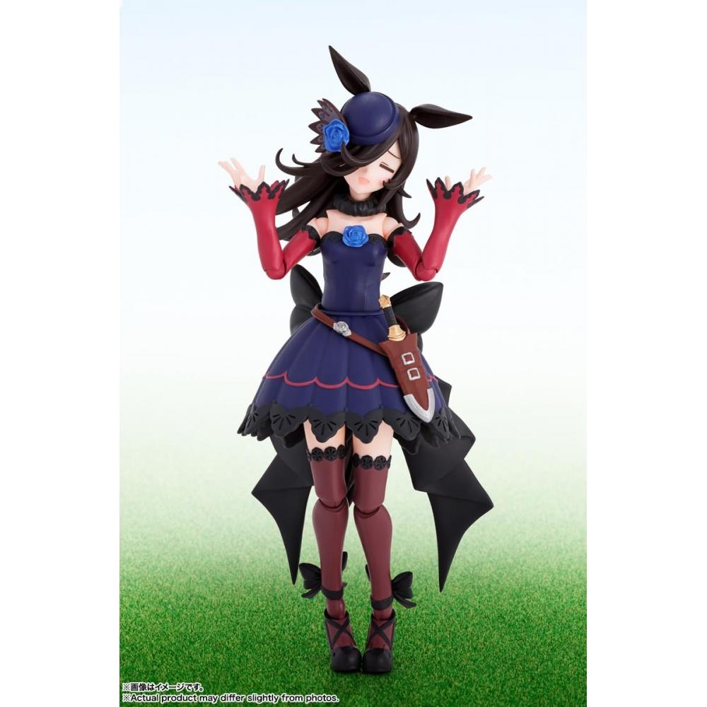 SHFiguarts Uma Musume Pretty Derby Rice Shower Special Edition, подвижная фигурка размером около 125 мм, окрашенная из ПВХ и АБС