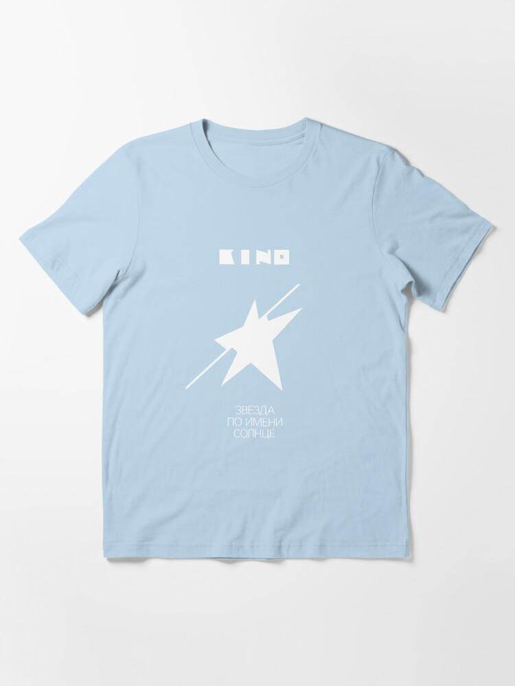 Kino Viktor Tsoi KINO Tshirt Russian Rock Band Legend Perfect Gift Idea for fans Boys or Girls Women or Men - BUY NOW! Essential T-Shirt