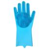 1 Pair Gloves Kitchen Silicone Cleaning Gloves Magic Dish Washing for Household Scrubber Rubber Kitchen Clean Tool